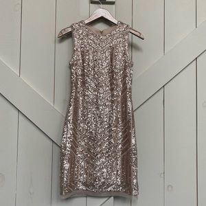 Gold Sequin Dress
